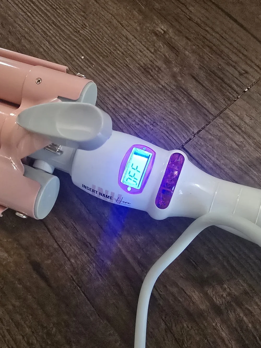 INH Hair Waver 3 Barrel- Ceramic Curling Iron for Beach Waves